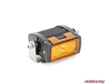 Quadratec Light Cover for 4" Rectangular LED Lights Amber - 97109 1324